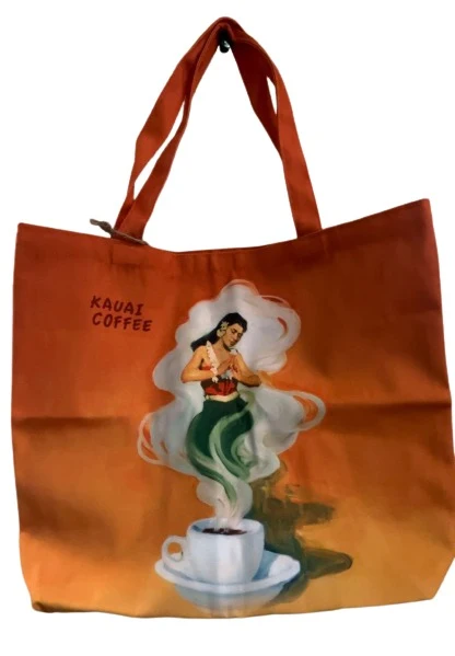 Hula Girl Cloth Shopping Bag